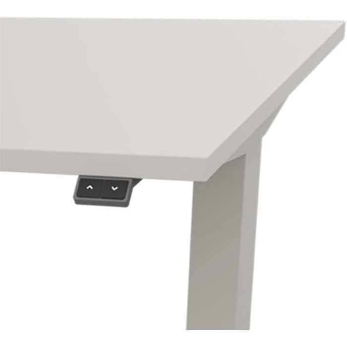 Fm-Büromöbel Schreibtisch Move 2.0, Lichtgrau, Elektrisch Höhenverstellbar, 200 X 63-129 X 80cm 5 Fm-Büromöbel Schreibtisch Move 2.0, Lichtgrau, Elektrisch Höhenverstellbar, 200 X 63-129 X 80cm – Bild 3
