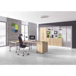 Hammerbacher Schreibtisch H-Serie, Eiche, Höhenverstellbar, 200 X 68,5-81 X 100cm 7 Hammerbacher Schreibtisch H-Serie, Eiche, Höhenverstellbar, 200 X 68,5-81 X 100cm -Kerkmann-Shop 0f8c4941e8c6ea060373d289560d950717126f52 schreibtisch hammerbacher h serie eiche