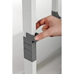 Durable Computertisch 3718-10, SYSTEM, Höhenverstellbar, 80 X 92-122 X 56,4cm, Grau -Kerkmann-Shop 12a22f85461d0d8ada73b05633f455074b6b0ffc computertisch durable 3718 10 system