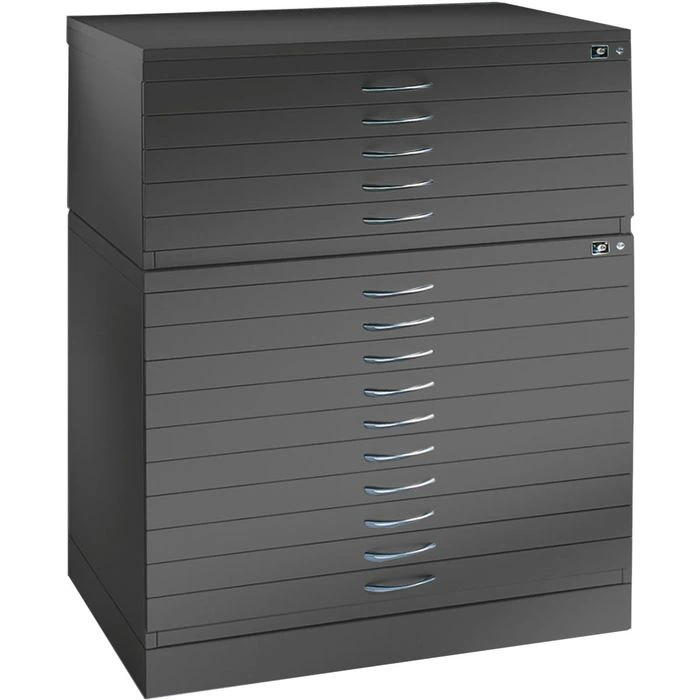 CP-Möbel Planschrank Serie 7201-200, DIN A0, 8 Schübe, 135 X 76 X 96 Cm, Anthrazit 6 CP-Möbel Planschrank Serie 7201-200, DIN A0, 8 Schübe, 135 X 76 X 96 Cm, Anthrazit – Bild 4