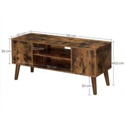 Vasagle Lowboard LTV08BX, Braun, 110 X 50cm, Vintage, Mit Türen, Stehend 17 Vasagle Lowboard LTV08BX, Braun, 110 X 50cm, Vintage, Mit Türen, Stehend -Kerkmann-Shop 15920632ec1a8b720ede6d73f5a3b85bfff3bdd6 lowboard vasagle ltv08bx braun