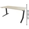 Fm-Büromöbel Schreibtisch Fm69, Königsahorn, Höhenverstellbar, 160 X 65-85 X 80cm 1 Fm-Büromöbel Schreibtisch Fm69, Königsahorn, Höhenverstellbar, 160 X 65-85 X 80cm -Kerkmann-Shop 185f7529410457aff2e6b1569f51af5a7ccea89a schreibtisch fm bueromoebel fm69 koenigsahorn