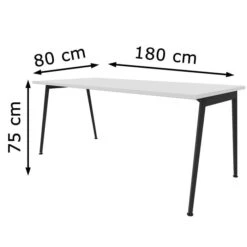 Quadrifoglio Schreibtisch X3-Serie, Maße: 180 X 80cm, Weiß / Dunkelgrau 9 Quadrifoglio Schreibtisch X3-Serie, Maße: 180 X 80cm, Weiß / Dunkelgrau -Kerkmann-Shop 19830372fc82f698ccfa7785a4749005c30e303f schreibtisch quadrifoglio x3 serie