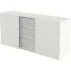 Kerkmann Sideboard Start Up 4487, Weiß, Mit Schiebetüren Und Schubladen, Maße: 160 X 74cm -Kerkmann-Shop 234677f6f26de0ef3671c8f60ff8235a078d2dde sideboard kerkmann start up 4487 weiss