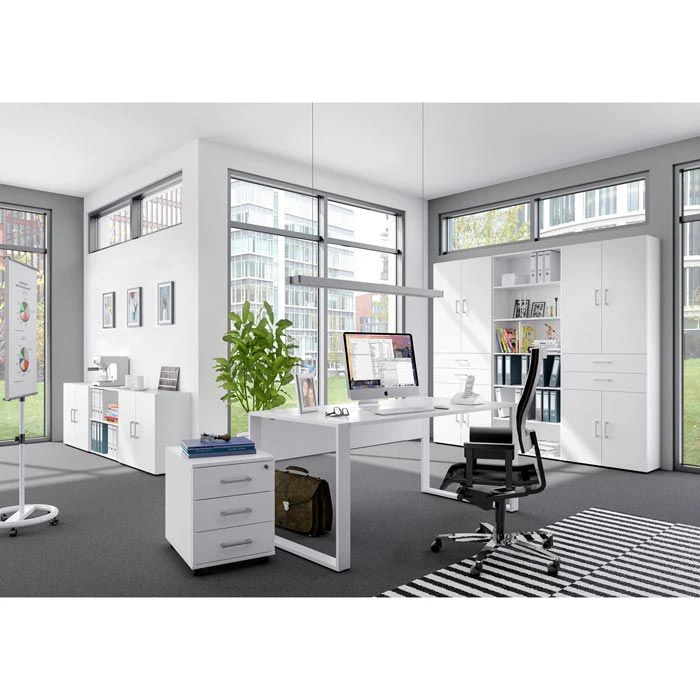 Röhr Schreibtisch Direct.office, Weiß, Elektrisch Höhenverstellbar, 160 X 64-128 X 70cm 4 Röhr Schreibtisch Direct.office, Weiß, Elektrisch Höhenverstellbar, 160 X 64-128 X 70cm – Bild 2