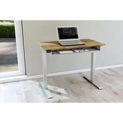 Kerkmann Schreibtisch Small Office, 10031055, Elektrisch Verstellbar, 140 X 74-123 X 80cm, Eiche -Kerkmann-Shop 4567798027b6ef7756c2c0a97fe0d8b5fccea999 schreibtisch kerkmann small office 10031055