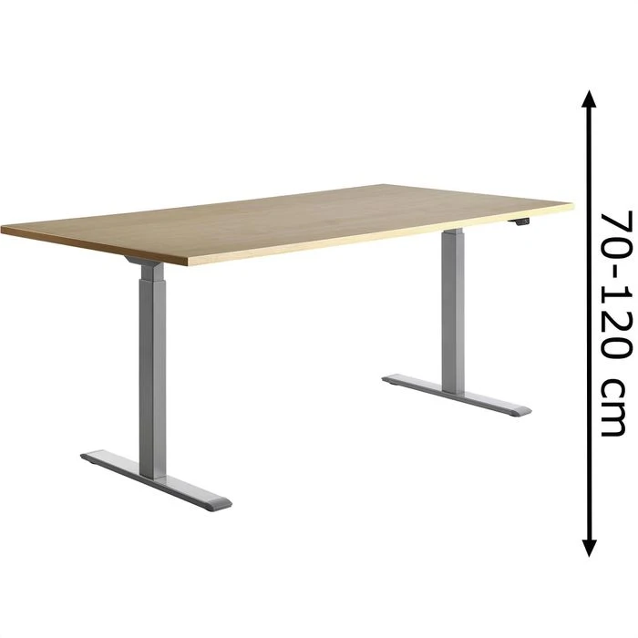 Topstar Schreibtisch E-Table,TTS18080GA, Elektrisch Höhenverst., 180 X 70-120 X 80cm, Ahorn 3 Topstar Schreibtisch E-Table,TTS18080GA, Elektrisch Höhenverst., 180 X 70-120 X 80cm, Ahorn