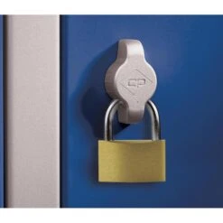 CP-Möbel Spind S 2000 Classic, Mit Sockel, Anthrazit / Blau, 4 Abteile Mit 8 Fächern, BxT: 119 X 50cm -Kerkmann-Shop 5116c12572846222b4b5d8f436460308a153037f spind cp moebel s 2000 classic anthrazit blau