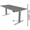 Kerkmann Schreibtisch Move 3, 2333, Graphit, Elektrisch Höhenverstellbar, 180 X 72-120 X 80cm -Kerkmann-Shop 5335f8618c4448730f9a485c8651ec981867dece schreibtisch kerkmann move 3 2333 graphit