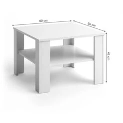 Vicco Couchtisch Homer, Weiß, Aus Holz, 60 X 42 X 60cm, Quadratisch -Kerkmann-Shop 56488f7f008977d5f755b5cbb4c5b929c1d2d479 couchtisch vicco homer weiss