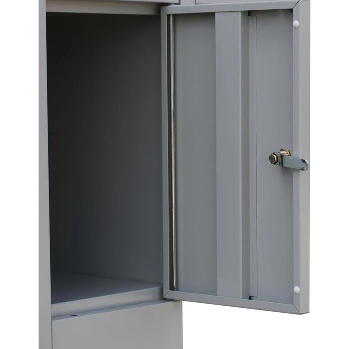 Lüllmann Schließfachschrank X-520521, Aus Metall, 10 Fächer, 59 X 180 X 50cm, Blau 5 Lüllmann Schließfachschrank X-520521, Aus Metall, 10 Fächer, 59 X 180 X 50cm, Blau – Bild 3