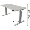 Kerkmann Schreibtisch Move 3, 2326, Lichtgrau, Elektrisch Höhenverstellbar, 160 X 72-120 X 80cm -Kerkmann-Shop 5c6a298f41827a845e7f9548e0740122648e0f1f schreibtisch kerkmann move 3 2326 lichtgrau
