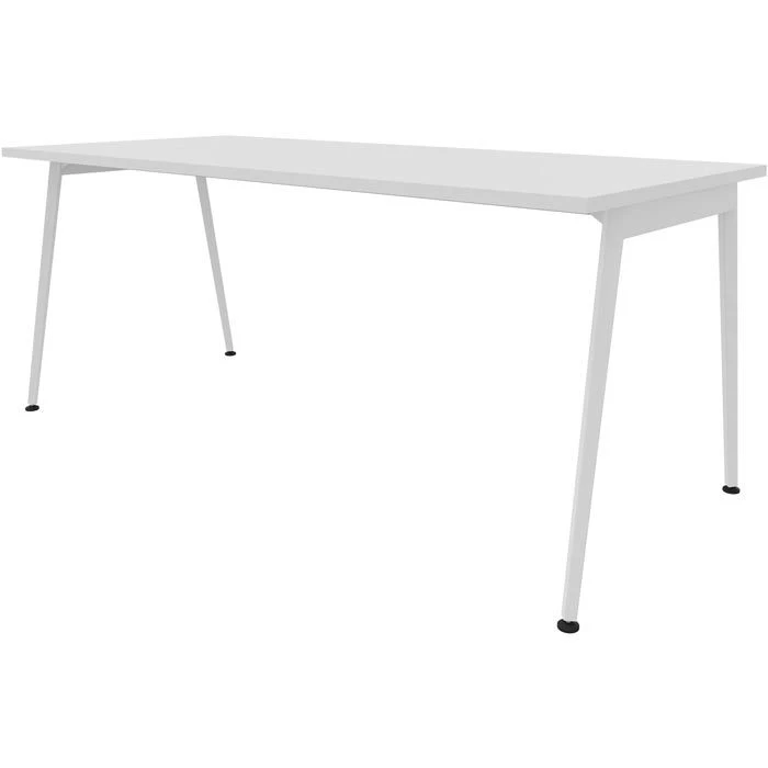 Quadrifoglio Schreibtisch X3-Serie, Weiß / Weiß, Maße: 180 X 80cm 3 Quadrifoglio Schreibtisch X3-Serie, Weiß / Weiß, Maße: 180 X 80cm