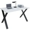 VCM Schreibtisch Lona, 914670, Weiß, Maße: 140 X 50cm -Kerkmann-Shop 64ca13ebe9cd1f1e593ef9b8ed946dbf270a7578 schreibtisch vcm lona 914670 weiss