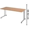 Hammerbacher Schreibtisch Z-Serie, Verstellbar, 180 X 68-82 X 80cm, Nussbaum / Silber 1 Hammerbacher Schreibtisch Z-Serie, Verstellbar, 180 X 68-82 X 80cm, Nussbaum / Silber -Kerkmann-Shop 6b7fb6afd66608eb9300786595ca10f51807896a schreibtisch hammerbacher z serie