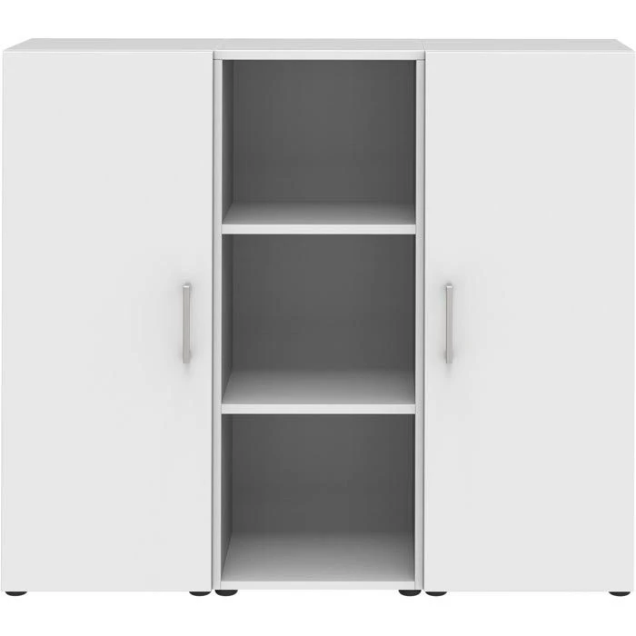 Röhr Sideboard Direct.office, Weiß, Mit Türen Und Regal, Maße: 120 X 107,2cm 6 Röhr Sideboard Direct.office, Weiß, Mit Türen Und Regal, Maße: 120 X 107,2cm – Bild 4