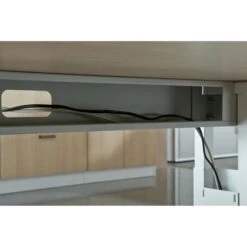 Hammerbacher Schreibtisch O-Serie, Höhenverstellbar, 180 X 65-85 X 80cm, Weiß / Weiß -Kerkmann-Shop 72dceb1928defa92b996bbc9cb6f7f5ed515c337 schreibtisch hammerbacher o serie