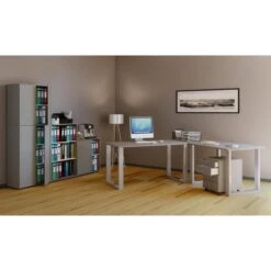 Kerkmann-Shop -Kerkmann-Shop 74ae3febee48eac4ccb81dbd397ce2545434aa71 schreibtisch vcm lona 915242 grau