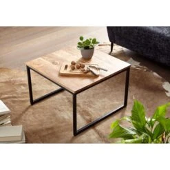 Wohnling Couchtisch WL6366, Akazie, Aus Massivholz, 60 X 41 X 60cm, Quadratisch -Kerkmann-Shop 84541bc67b3498fdecbfb8f40cddaab24553be62 couchtisch wohnling wl6366 akazie