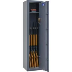 Müller-Safe Waffenschrank WSL0-3/5, Klasse 0, 5 Langwaffen, Doppelbartschloss