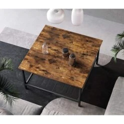 Vasagle Couchtisch LCT065B01, Braun, Vintage, 80 X 45 X 80cm, Rechteckig 10 Vasagle Couchtisch LCT065B01, Braun, Vintage, 80 X 45 X 80cm, Rechteckig -Kerkmann-Shop 872363cc0debafb543b28d8cf29ac432c804ecb1 couchtisch vasagle lct065b01 braun