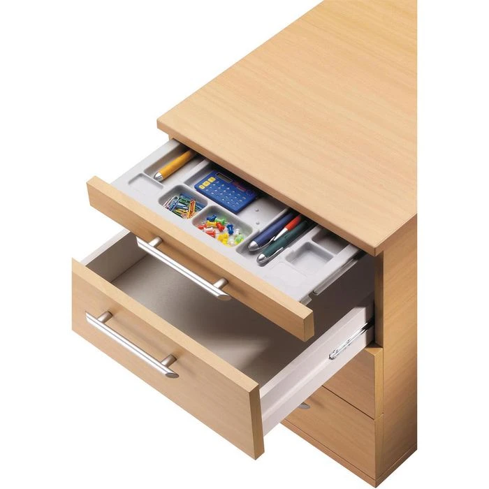 Hammerbacher Rollcontainer H-Serie TC30, Holz, Ahorn, Mit 4 Schüben, Abschließbar 5 Hammerbacher Rollcontainer H-Serie TC30, Holz, Ahorn, Mit 4 Schüben, Abschließbar – Bild 3