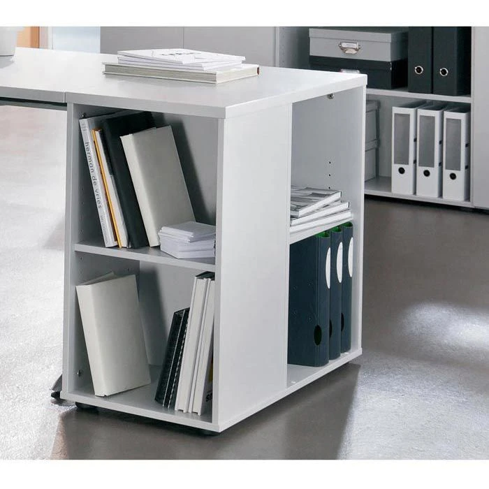 Hammerbacher Anstellcontainer N-Serie, Lichtgrau, Mit 4 Fächern, 40 X 72 X 80cm 6 Hammerbacher Anstellcontainer N-Serie, Lichtgrau, Mit 4 Fächern, 40 X 72 X 80cm – Bild 4