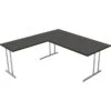 Kerkmann Schreibtisch Start Up 4376, Maße: 180 X 180cm, L-Form, Anthrazit -Kerkmann-Shop 959d3edca29ebe988d56f769e74a91d737ec2a1a schreibtisch kerkmann start up 4376