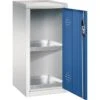 CP-Möbel Umweltschrank 8721-315, Lichtgrau / Blau, 50 X 100 X 50cm, 2 Wannenböden