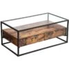 Vasagle Couchtisch LCT31BX, Braun, Aus Holz / Metall, 106 X 45 X 57cm, Rechteckig 2 Vasagle Couchtisch LCT31BX, Braun, Aus Holz / Metall, 106 X 45 X 57cm, Rechteckig -Kerkmann-Shop 9a2a7c9d4eda7eee777f2a9a2a0c3ef6df46c673 couchtisch vasagle lct31bx braun vintage