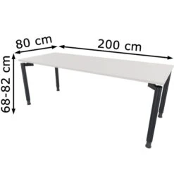 Fm-Büromöbel Schreibtisch Fm11, Lichtgrau, Höhenverstellbar, 200 X 68-82 X 80cm 11 Fm-Büromöbel Schreibtisch Fm11, Lichtgrau, Höhenverstellbar, 200 X 68-82 X 80cm -Kerkmann-Shop acbf2e757c5b44813235d916f409e24cc1b44ef6 schreibtisch fm bueromoebel fm11 lichtgrau