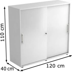 Hammerbacher Schiebetürenschrank 1753S, Holz, Abschließbar, 120 X 110 X 40cm, Weiß 7 Hammerbacher Schiebetürenschrank 1753S, Holz, Abschließbar, 120 X 110 X 40cm, Weiß -Kerkmann-Shop b4685306a2e1d04220c05a5eaa6066f5ee030699 schiebetuerenschrank hammerbacher 1753s holz