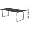 Kerkmann Konferenztisch Aveto 4309, Rechteckig, 200 X 68-82 X 100cm, Anthrazit -Kerkmann-Shop badec11ec4bb34d9d98d71e5e967d313af31992b konferenztisch kerkmann aveto 4309