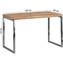 Wohnling Schreibtisch Guna WL1.788, Akazie, Maße: 120 X 60cm, Aus Massivholz -Kerkmann-Shop bb267e4abeabc5b1515dc71958f836e25d95a14f schreibtisch wohnling guna wl1.788 akazie