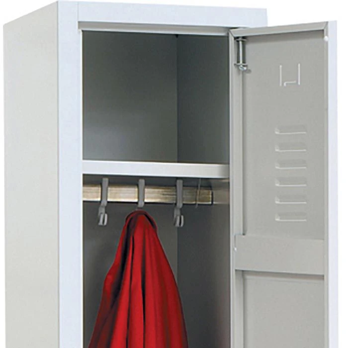 G-Office Spind WRC/3.18120, Lichtgrau, 3 Abteile Mit Sockel, BxT: 118,5 X 50cm 7 G-Office Spind WRC/3.18120, Lichtgrau, 3 Abteile Mit Sockel, BxT: 118,5 X 50cm – Bild 5