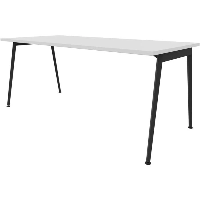 Quadrifoglio Schreibtisch X3-Serie, Maße: 180 X 80cm, Weiß / Dunkelgrau 3 Quadrifoglio Schreibtisch X3-Serie, Maße: 180 X 80cm, Weiß / Dunkelgrau
