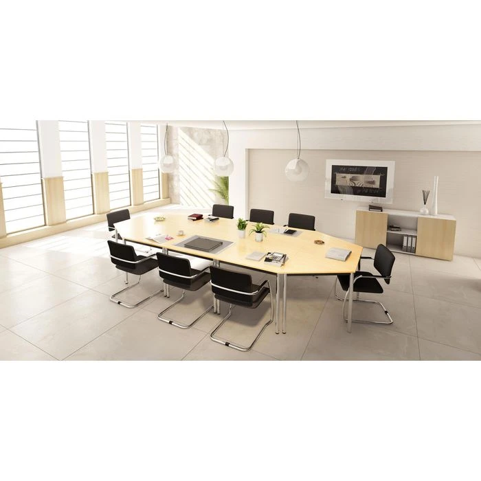 Hammerbacher Besprechungstisch DR08, Rechteckig, 80 X 72 X 80cm, Buche / Chrom 4 Hammerbacher Besprechungstisch DR08, Rechteckig, 80 X 72 X 80cm, Buche / Chrom – Bild 2