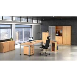 Hammerbacher Schreibtisch JS 19, Buche, Höhenverstellbar, 180 X 68-76 X 80cm 8 Hammerbacher Schreibtisch JS 19, Buche, Höhenverstellbar, 180 X 68-76 X 80cm -Kerkmann-Shop c9241831e379d7c834645bc30ef50ba84a23fa3a schreibtisch hammerbacher js 19 buche