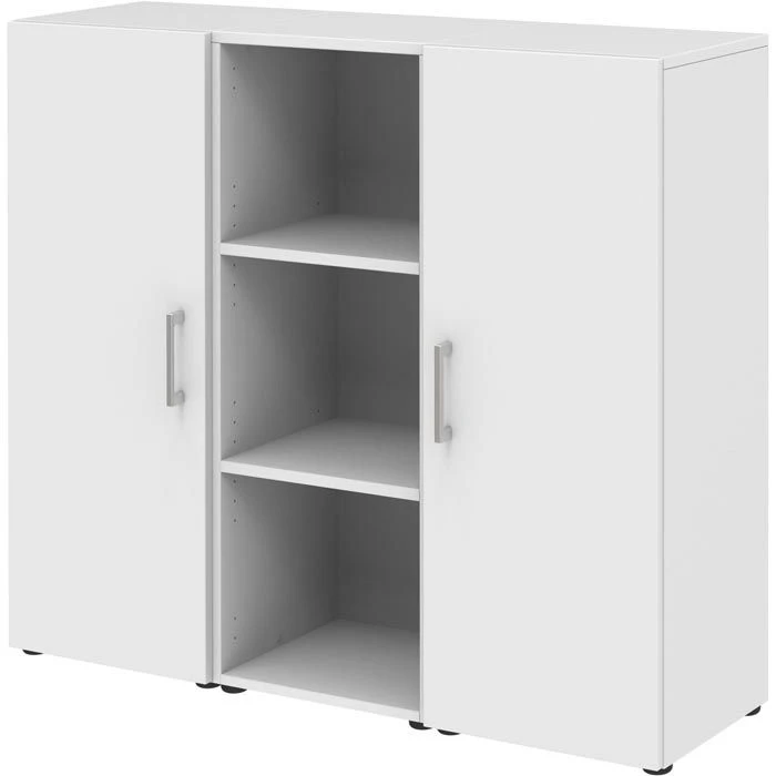 Röhr Sideboard Direct.office, Weiß, Mit Türen Und Regal, Maße: 120 X 107,2cm 3 Röhr Sideboard Direct.office, Weiß, Mit Türen Und Regal, Maße: 120 X 107,2cm