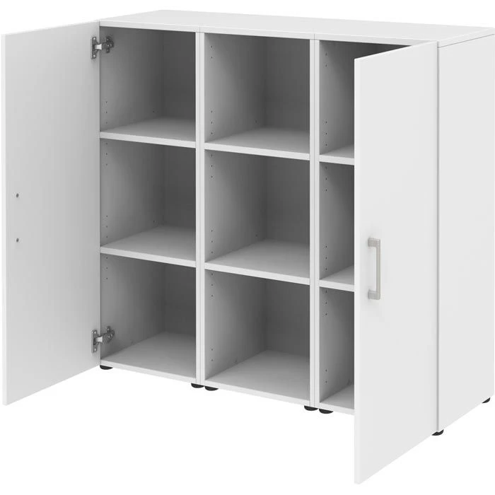 Röhr Sideboard Direct.office, Weiß, Mit Türen Und Regal, Maße: 120 X 107,2cm 5 Röhr Sideboard Direct.office, Weiß, Mit Türen Und Regal, Maße: 120 X 107,2cm – Bild 3