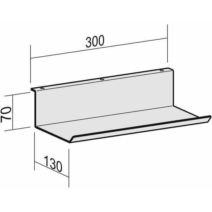 Geramöbel Kabelwanne S-500906-S, 30 X 7 X 13cm, Für Schreibtischplatte 7 Geramöbel Kabelwanne S-500906-S, 30 X 7 X 13cm, Für Schreibtischplatte – Bild 5