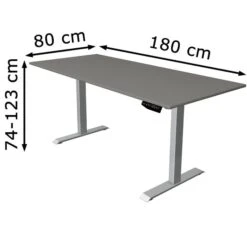 Kerkmann Schreibtisch Move 1, 2278, Graphit, Elektrisch Höhenverstellbar, 180 X 74-123 X 80cm 7 Kerkmann Schreibtisch Move 1, 2278, Graphit, Elektrisch Höhenverstellbar, 180 X 74-123 X 80cm -Kerkmann-Shop dff2e23478f4532f829357fbccd4ed94606c312d schreibtisch kerkmann move 1 2278 graphit