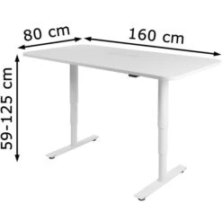 Topstar Schreibtisch Sitness X-Up Table 30, 10109, Elektrisch Höhenverst., 160 X 59-125 X 80cm, Weiß 17 Topstar Schreibtisch Sitness X-Up Table 30, 10109, Elektrisch Höhenverst., 160 X 59-125 X 80cm, Weiß -Kerkmann-Shop e50bb46b60a0c4768a8e5e640db9848c2f5e0cca schreibtisch topstar sitness x up table 30 10109