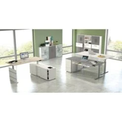 Kerkmann Schreibtisch Move 3, 2333, Graphit, Elektrisch Höhenverstellbar, 180 X 72-120 X 80cm -Kerkmann-Shop e70680f6db259cb05b71fbca4c78f6b1363374f5 schreibtisch kerkmann move 3 2333 graphit