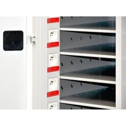 Rotstahl Laptopwagen Grau / Blau, 10 Fächer, Abschließbar, Aus Metall, Mit Ladestation -Kerkmann-Shop ebb68cd292d1482e98ef0b3b3bf05938e96d84e1 laptopwagen rotstahl grau blau 10 faecher